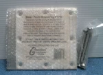 Genovations Steel Post Mounting Plate, White (dw011) Fs. Fixed Price $15.00.