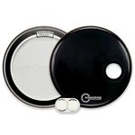 Aquarian Super Kick Ii Clear/regulator Black Bass Drumhead Pack 20". Fixed Price $95.97.