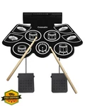 Cossain 9-pad Electronic Drum Set Portable Roll Up For Beginner Kids. Fixed Price $65.84.