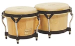 Tycoon Pro Quality Supremo Natural Bongos Set Wood Latin Percussion Drums. Fixed Price $129.99.