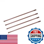 Qinnsou 4 Pack Adjustable Spring Steel Cupboard Bars - 28-48 Inches Extendable. Fixed Price $37.91.