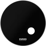 Evans Emad Resonant Bass Drum Head Black 24 In.. Fixed Price $64.99.