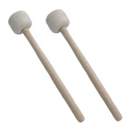 2pcs 13" Wool Felt Drum Mallets, Anti-slip Bass Percussion Sticks, Snare Drum.... Fixed Price $11.88.