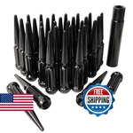 Meilunbs 9/16-18 Spiked Lug Nuts, 3/4" Hex Closed End Nut With 1 Socket Key, Whe. Fixed Price $61.22.
