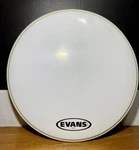 Evans Mx1 White Marching Bass Drum Head, 22 Inch. Fixed Price $50.00.