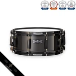 Pearl Cmn1455s/b Carbon Snare Drum 14x5.5 Clear Hybrid Shell. Fixed Price $1270.94.