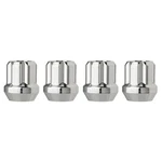Chrome M14x1.50 Lug Nuts For Aftermarket Wheels - Open End Spline Pack Of 4. Fixed Price $19.00.