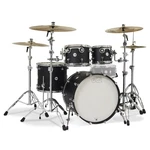 Dw Design Series 4-piece Maple Shell Pack, Black Satin Lacquer. Fixed Price $1699.00.