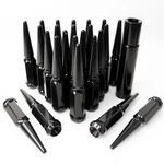 Meilunbs M14 2 Spiked Lug Nuts, 3/4" Hex Closed End Nut With 1 Socket Key, Wheel. Fixed Price $57.45.