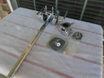 Ludwig Atlas Pro Double Tom Holder W/ Bass Drum Mount-nice!. Fixed Price $75.00.