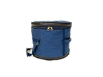 Barton Gsp Premium Floor Tom Drum Bag, 14" X 14", Blue & Brown Oxford. Fixed Price $91.08.