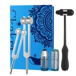 Ckakra Pack Of 2 Weighted Tuning Forks With Natural Gemstone Feet For Body He.... Fixed Price $67.93.