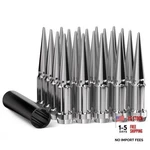 20pcs 1/2-20 Spike Lug Nuts Chrome, 1/2 X M12.7x1.27 Silver 20 Pack - Spline. Fixed Price $64.75.