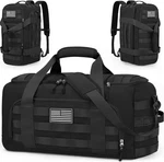Zomfelt Tactical Gym Bags For Men, 40l Travel Duffle Bag With Large, Black. Fixed Price $68.26.