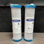Lot Of 2 Hydronix Smcb-2510 Carbon Block Filter 2.5" X 9 7/8" Length 0.5 Micron. Fixed Price $26.99.