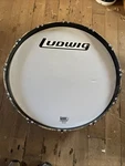 Ludwig Marching Bass Drum Chrome On Maple, 26x14 Rare Free Shipping. Fixed Price $1277.00.
