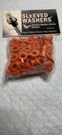 New 20 50 100 Orange Nylon Sleeved Tension Rod Washers Hendrix Drums Hoop. Fixed Price $26.99.