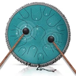 Nbmicso Steel Tongue Drum- 15 Note 14 Inches Inches, Malachite. Fixed Price $103.58.