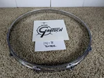 Gretsch Usa Snare Drum Hoop 14" 8 Hole Batter Side Chrome Die Cast Nos. Fixed Price $89.99.