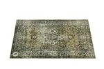 Drum N Base Vintage Persian Style Stage Rug Green 4.26' X 3'. Fixed Price $89.99.