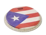 Remo Bongo Drumhead, Tucked, 8.5 Skyndeep Puerto Rico Flag Graphic. Fixed Price $62.00.