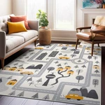 Rugshop Area Rug Playroom Adventureville Kids Play Road Carpet For Room. Fixed Price $67.57.