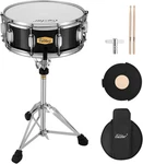 Snare Drum Set With Sticks, Stand, Mute Pad, Bag, Key, 14"x 5.5", Starry Bl. Fixed Price $161.10.