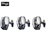 Stagg Fs3b Floor Tom Drum Leg Brackets 3-pack W Mounting Screws For Drums. Fixed Price $42.99.