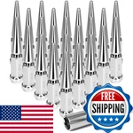 Partschoice 24pcs M14x1.5 Wheel Spike Lug Nuts4.4 Tall Acorn Nut Close End. Fixed Price $73.54.