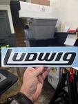 Ludwig Rockers Replica 13 Inch Bass Drum Decal Buy 1 Get Free. Fixed Price $11.99.