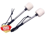 Jiayouy Bass Drum Mallets Timpani Mallet Felt Steel Handle Large. Fixed Price $34.99.