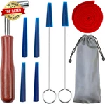 Piano Tuning Kit Professional Wrench Hammer Rubber Mutes Set 8 Pcs. Fixed Price $70.45.