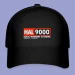 Hal 9000 Logic Memory Systems Black Hat Twill Baseball Cap Size S/m & L/xl. Fixed Price $30.49.
