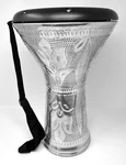 Tycoon Percussion Darbuka Doumbeck Hand Hammered Aluminum With Strap. Fixed Price $139.99.