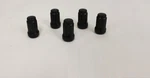 Set Of 5 - Wheel Lug Nuts Spline Bulge 12x1.5 Black Cone Seat Fits Chrysler D.... Fixed Price $36.96.