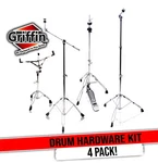 Griffin Cymbal Stand Hardware Pack 4 Piece Set Full Size Percussion Drum Mount. Fixed Price $79.79.