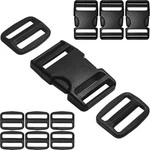 Hisuntec Buckles For 1-1/4" Straps: 4 Set 1-1/4 Inch X Pack, Black. Fixed Price $21.64.