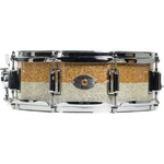 Rogers Powertone 5x14 Snare Drum - Gold/silver Two Tone Lacquer. Fixed Price $475.00.