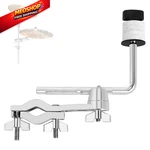 Ranming Drum Set Mounting Clamp Cymbal Stand Extension Arm L Silver. Fixed Price $26.05.