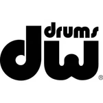 Dw Pr40bd-blk Official Logo For Bass Drum Head Black. Fixed Price $6.99.