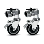 Dw - Dwcprkcast 9000 Series Rack Casters (pair). Fixed Price $199.99.