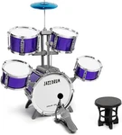M Sanmersen Kids Jazz Drum Set - Rock Kit W/ Stool Musical Toy. Fixed Price $84.18.