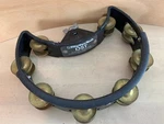 Rhythmtech Drum Set Tambourine Black Brass Jingles Dst11 Mounted Rhythm Tech. Fixed Price $47.00.
