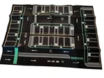 Kids Rug City Road Traffic System Playmat Rugs 62 X 46 Inches W/ Rubber Backin. Fixed Price $17.49.