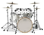 Dw Design 5-piece Gloss White Lacquer Drum Set - 22,10,12,16,14sn Ddlg2215wh. Fixed Price $1949.00.