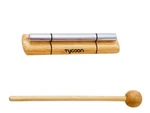 Tycoon Energy Chimes With Siam Oak Bar & Beater Sound Tube On Wooden Base. Fixed Price $25.99.