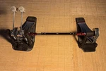 Dw 9000 Series Double Bass Drum Pedal With Extended Footboard - Multicolor.... Fixed Price $500.00.