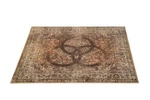 Vintage Persian Style Drum Mat 6' X 5.25' Amber Bonzo Drumnbase Rugs. Fixed Price $149.99.