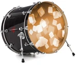Vinyl Decal Skin For 26" Bass Kick Drum Heads Bokeh Squared Orange. Fixed Price $47.95.