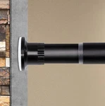 Ginbel Tension Curtain Rod 43 To 83 Inches (3.6 7 Ft), 1.26" Diameter Spring. Fixed Price $18.00.